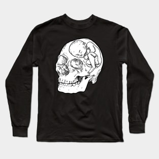 Skull with Baby Long Sleeve T-Shirt